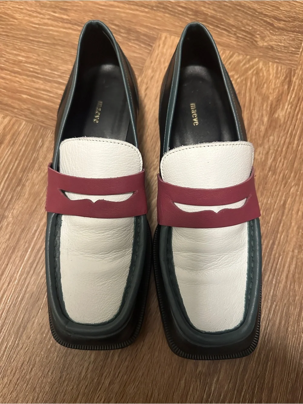 Anthropologie Maeve Square-Toe Loafers - Picture 2 of 5